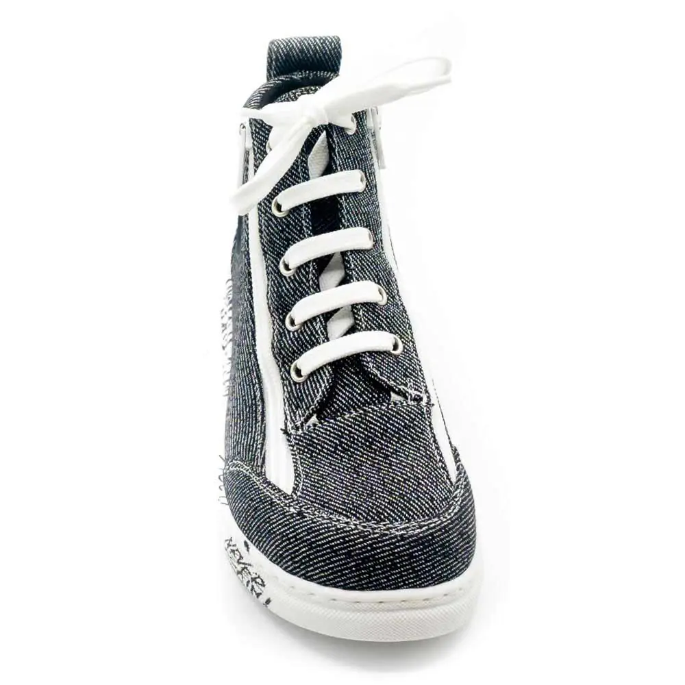 Baskets Neut - Frenchy (Bleu Jean) 4 Baskets Neut - Frenchy (Bleu Jean) – Image 4