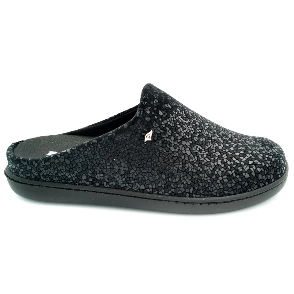 Chaussons Mules Podoline - Erve (Noir) 2 Chaussons Mules Podoline - Erve (Noir) – Image 2