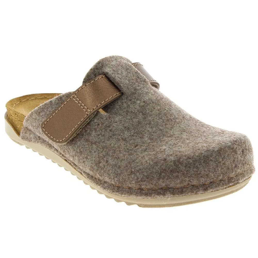 Chaussons Mules Podowell - Iris (Camel) 1 Chaussons Mules Podowell - Iris (Camel)