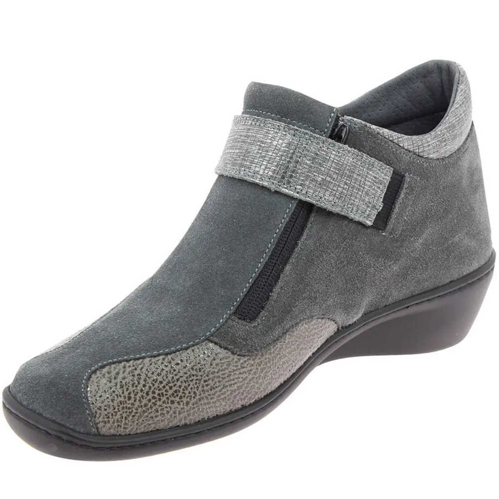 Bottines Podowell - Solange (Gris) 2 Bottines Podowell - Solange (Gris) – Image 2